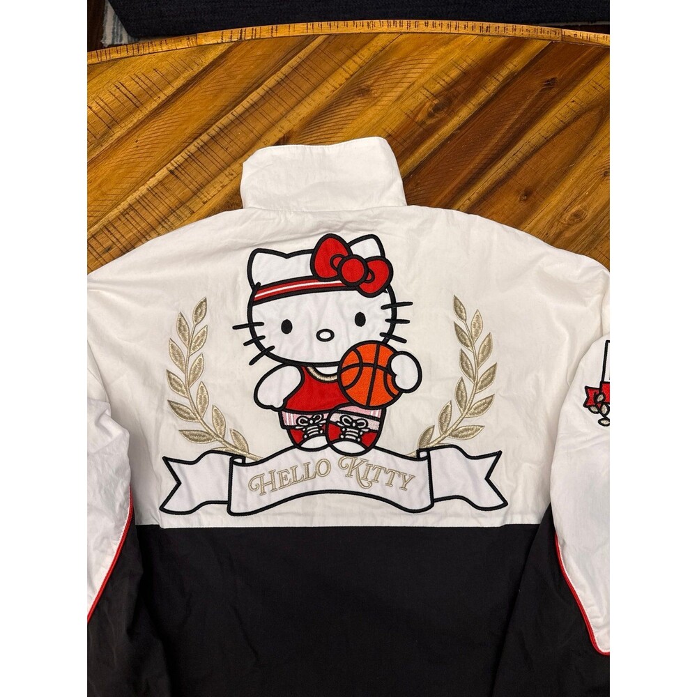 Sanrio Hello Kitty Icons Cropped Windbreaker Women’s XS Y2K Streetwear